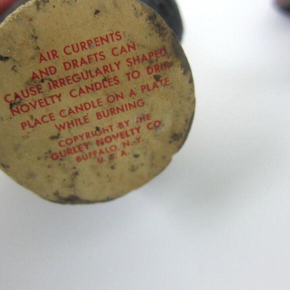 Vintage Gurley Thanksgiving Turkey Candles Set of 2 Fall Autumn Table Decor - Picture 8 of 16